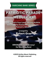 Patriotic Parade Medley #4 Marching Band sheet music cover